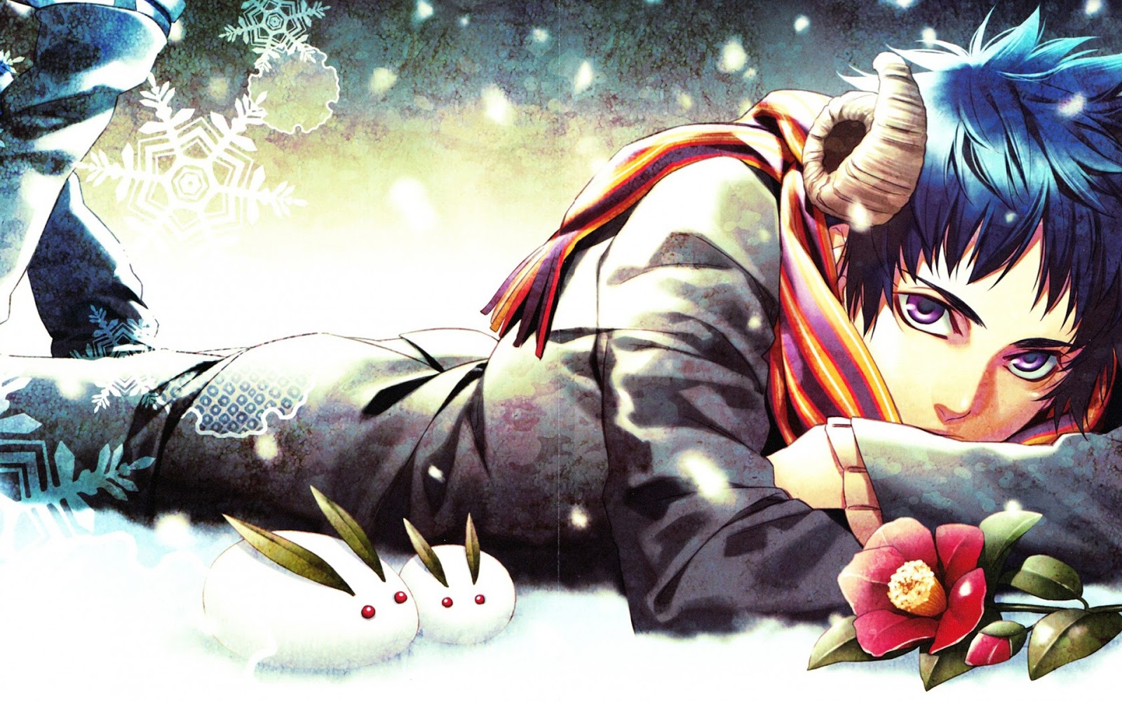 Male+Guy+Horn+Snowflakes+Snow+scarf+Anime+HD+Wallpaper+Photo+Image+Picture+Backgrounds.jpg