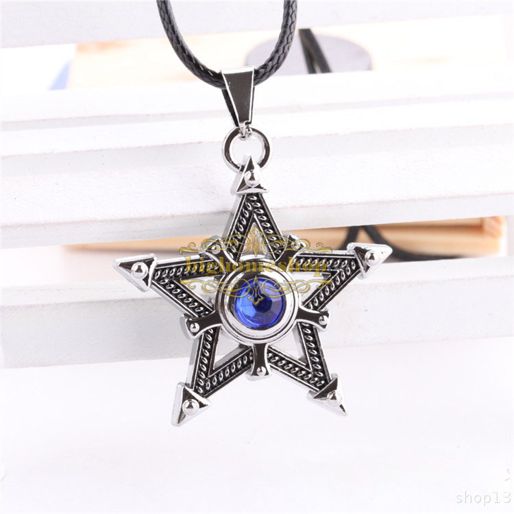 BAA0386-Black-rock-shooter-Star-Necklace-Fashion-jewelry-MAN-GIRL-necklace.jpg