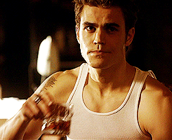 Image result for paul+wesley+gif drinking