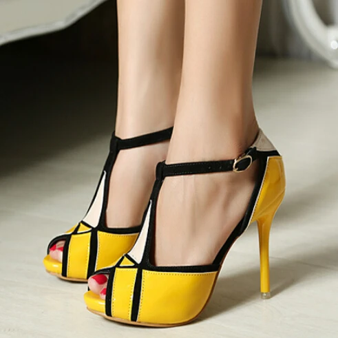 Color-Block-Black-And-White-Yellow-Ankle-T-Strap-Stiletto-Slim-Heels-Vintage-Ladies-New-Fashion.jpg